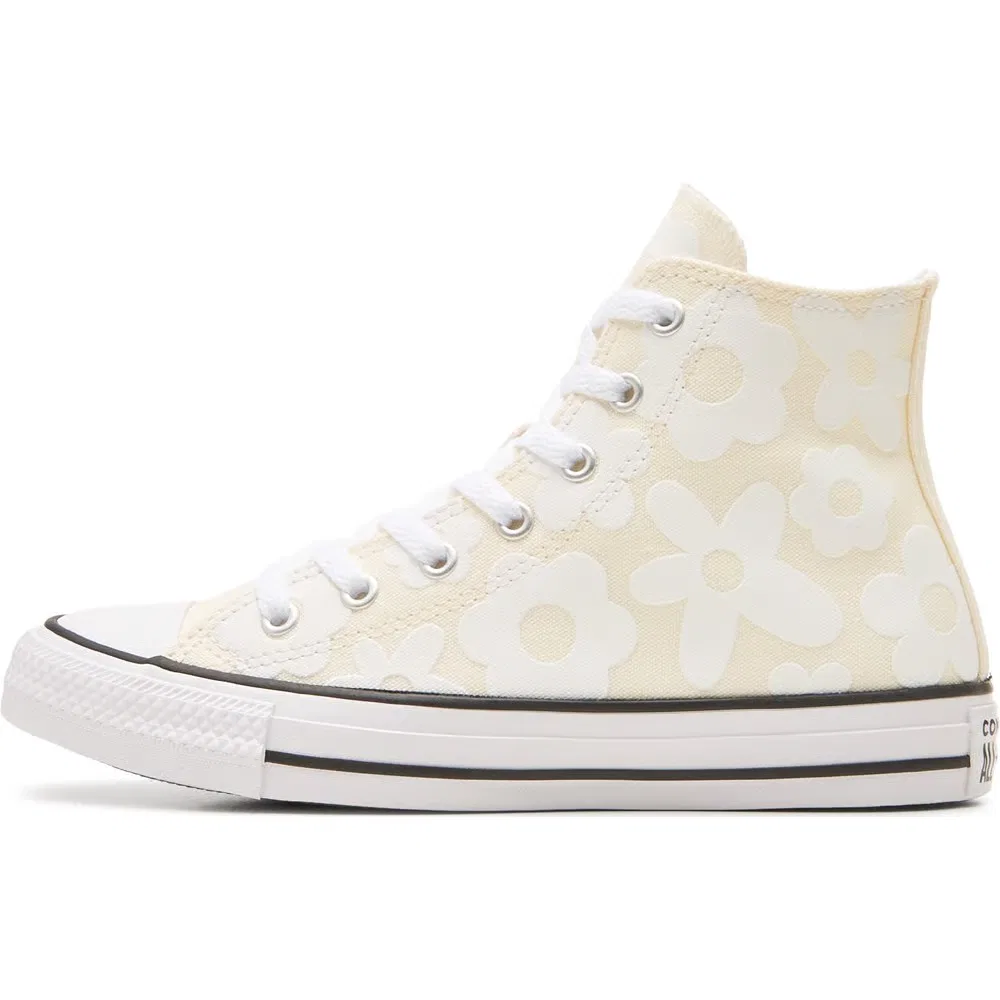 Детские кроссовки Chuck Taylor All Star High Top Converse, Off White Floral — фото 3