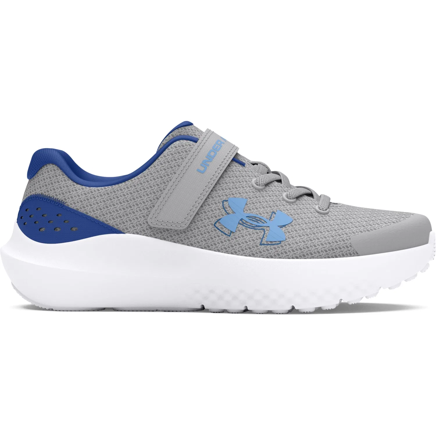 Детские кроссовки для бега с сетчатым верхом Ua Bps Surge 4 Ac Under Armour, Red Black Black