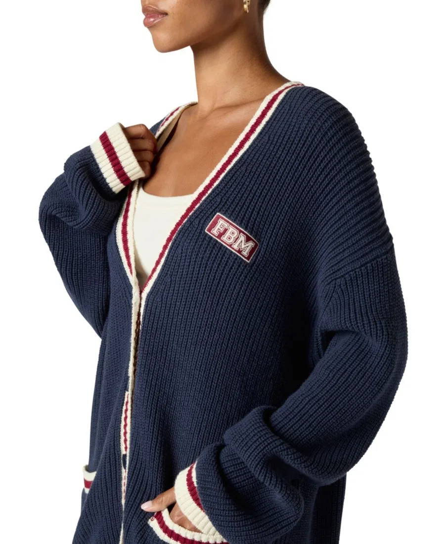 Кардиган Junior's V-Neck Cardigan FLORENCE BY MILLS, Navy — фото 4
