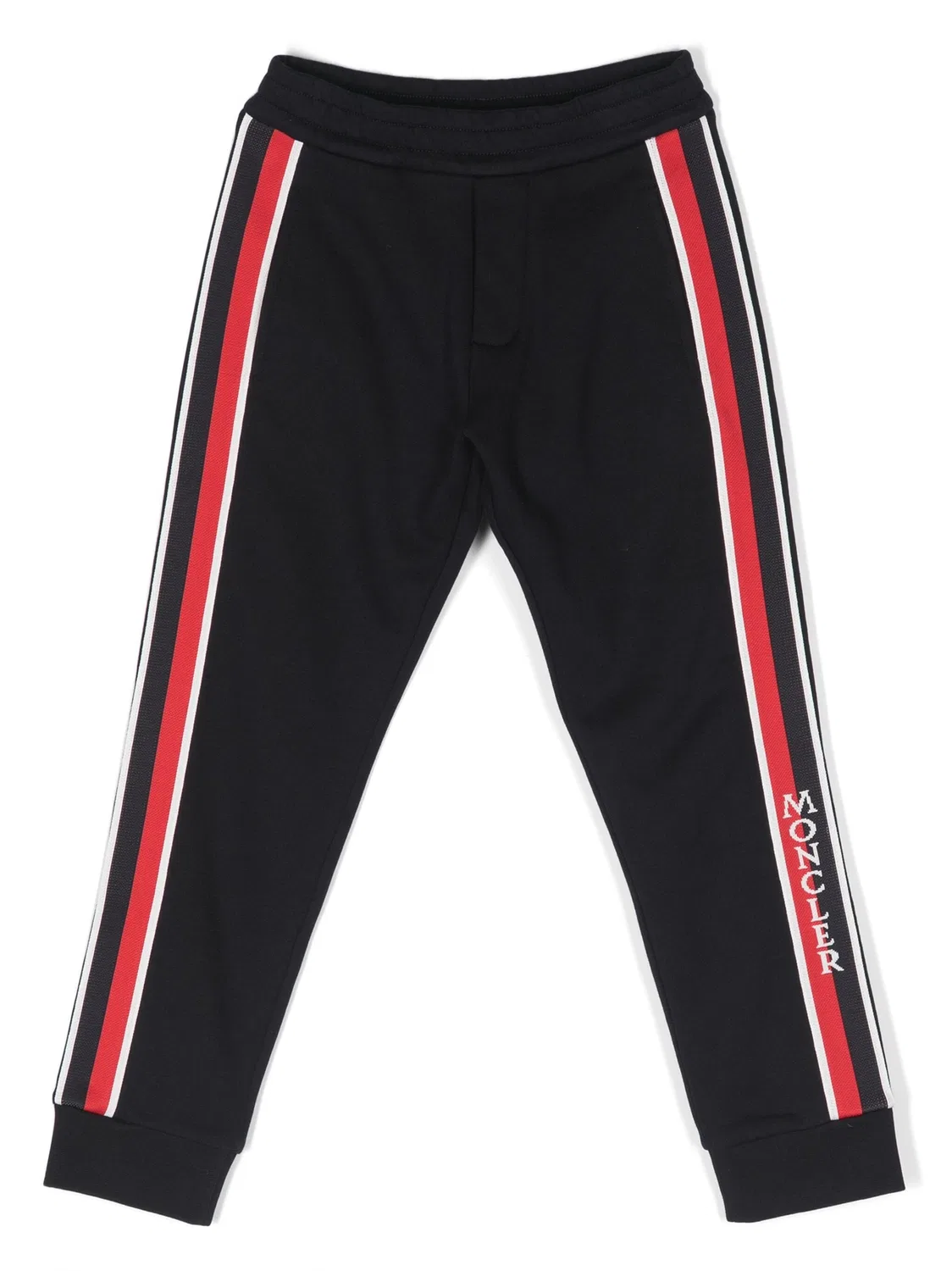 Спортивные брюки с лампасами Cotton Track Pants Moncler, Navy