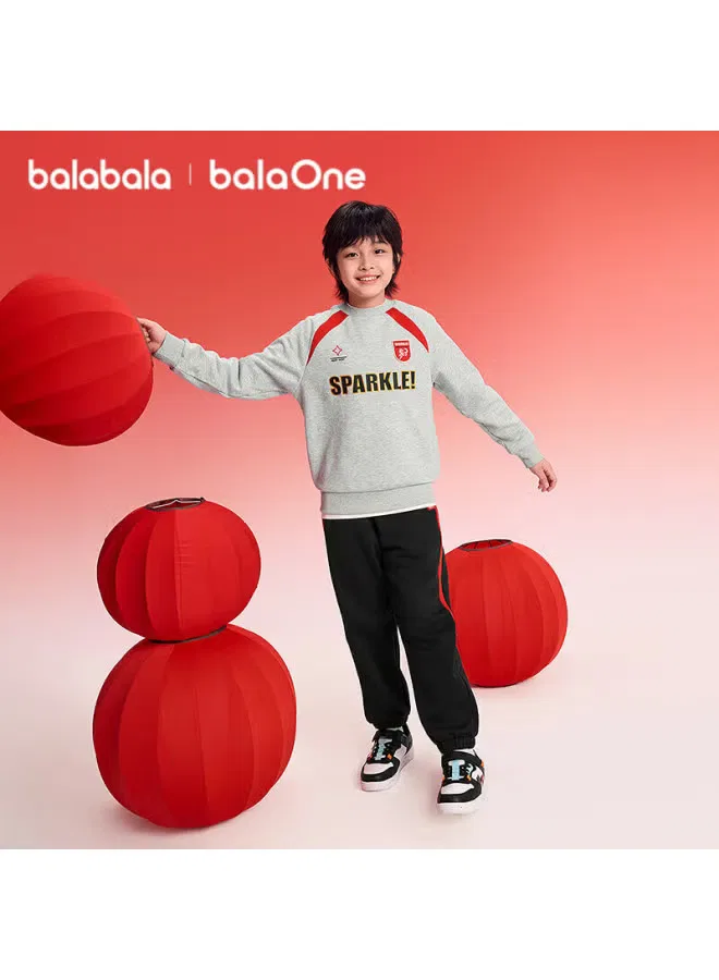 Комплект спортивный с начесом новогодний Balabala, красный