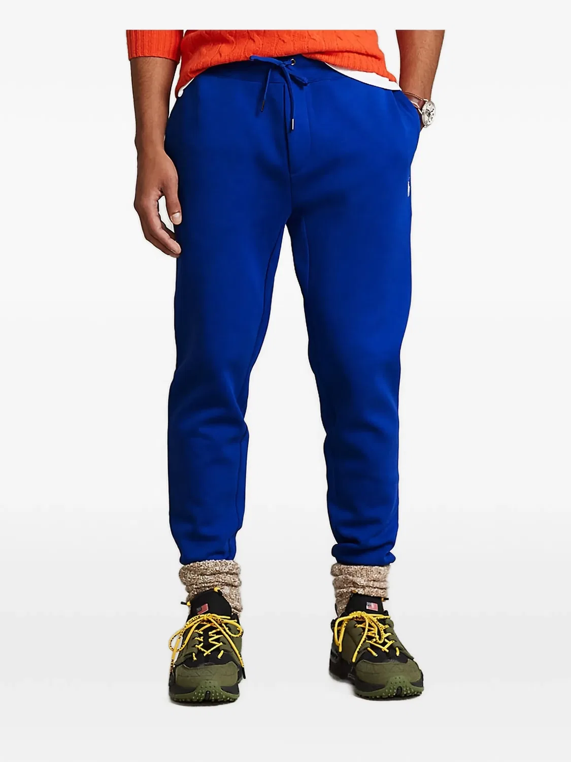 Спортивные брюки с кулиской и логотипом Polo Ralph Lauren, синий