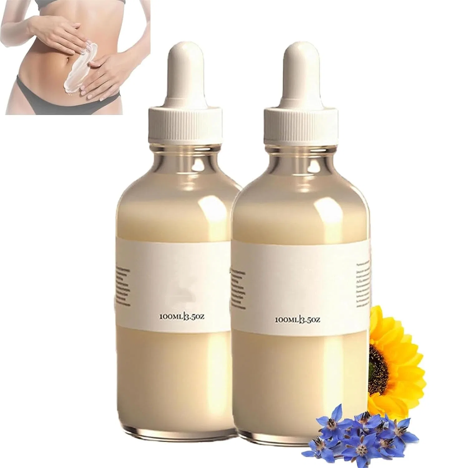 Масло для тела Tr-ue Belly Serum, Yanobia, 2 шт, 100 мл