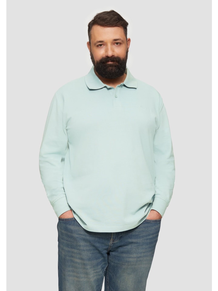 

Футболка s.Oliver Polo-Shirt langarm, зеленый