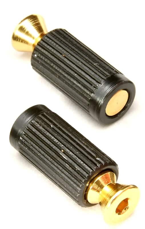 

Оригинальные шпильки и вставки для крепления моста Floyd Rose — золото Original Machine Studs and Inserts