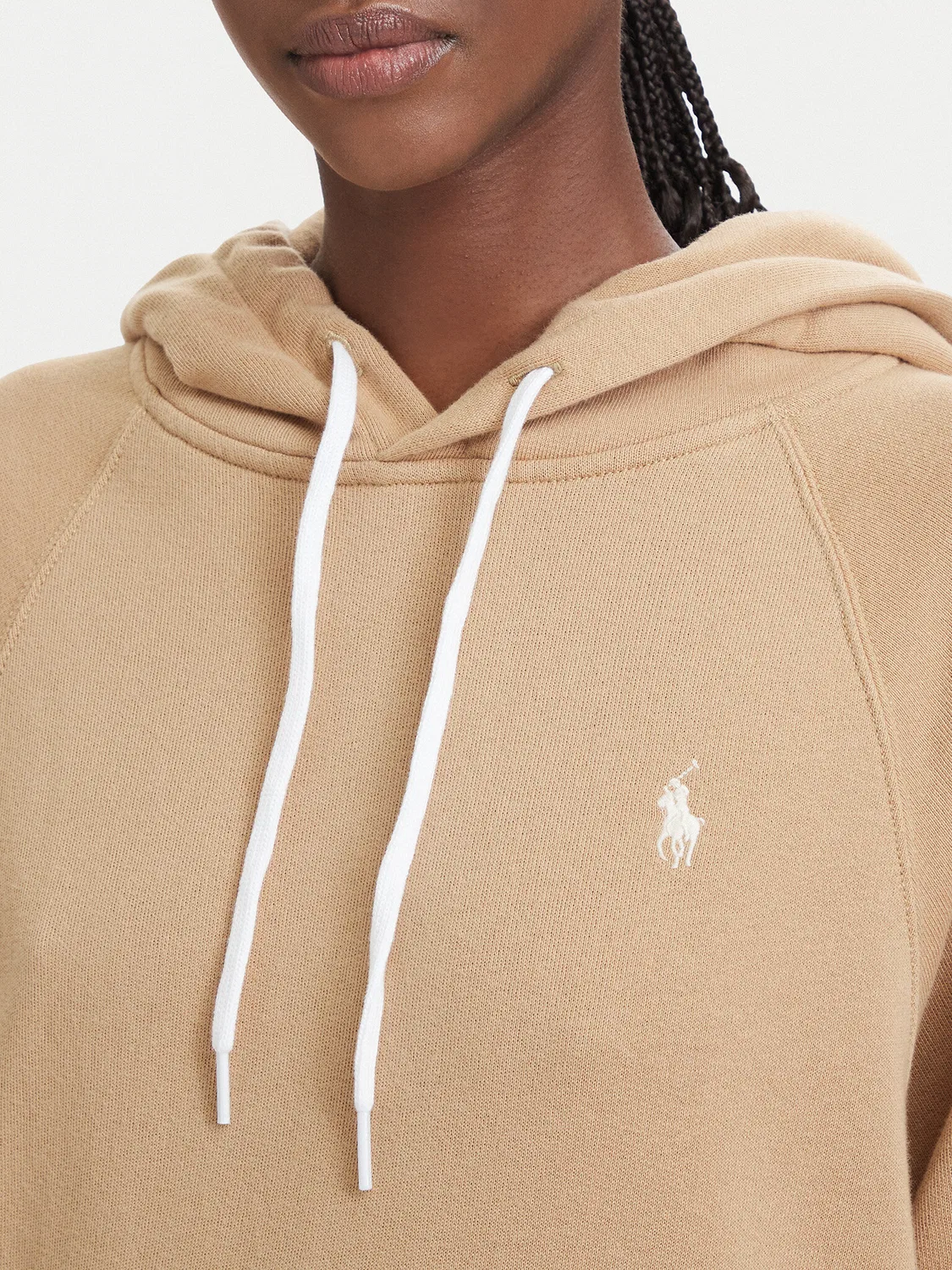 Женская толстовка стандартного кроя Polo Ralph Lauren, темно-бежевый — фото 4