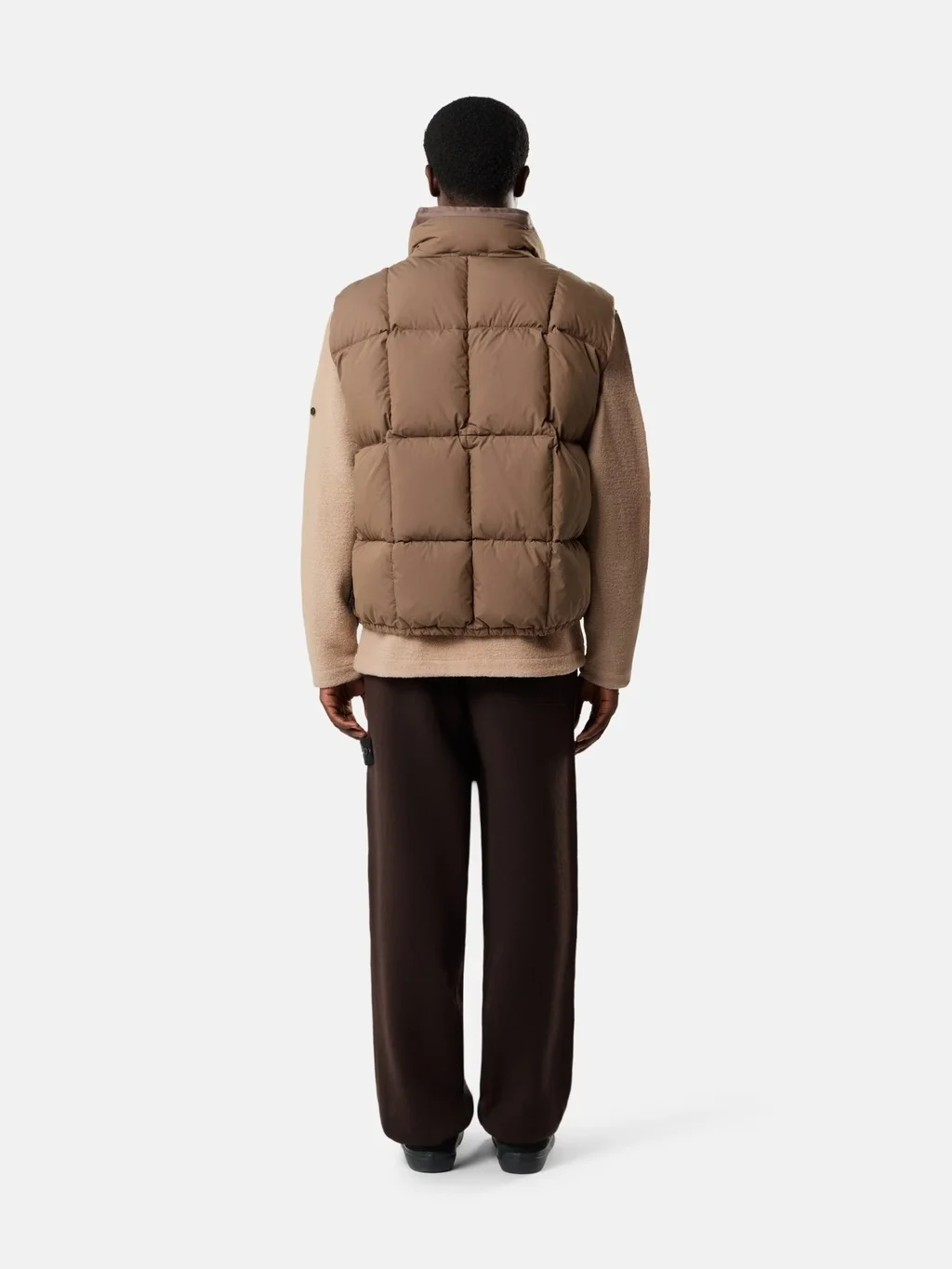 Мужские вязаные брюки Stone Island Regular-fit With Elastic Drawstring Waist, угольно-серый — фото 3