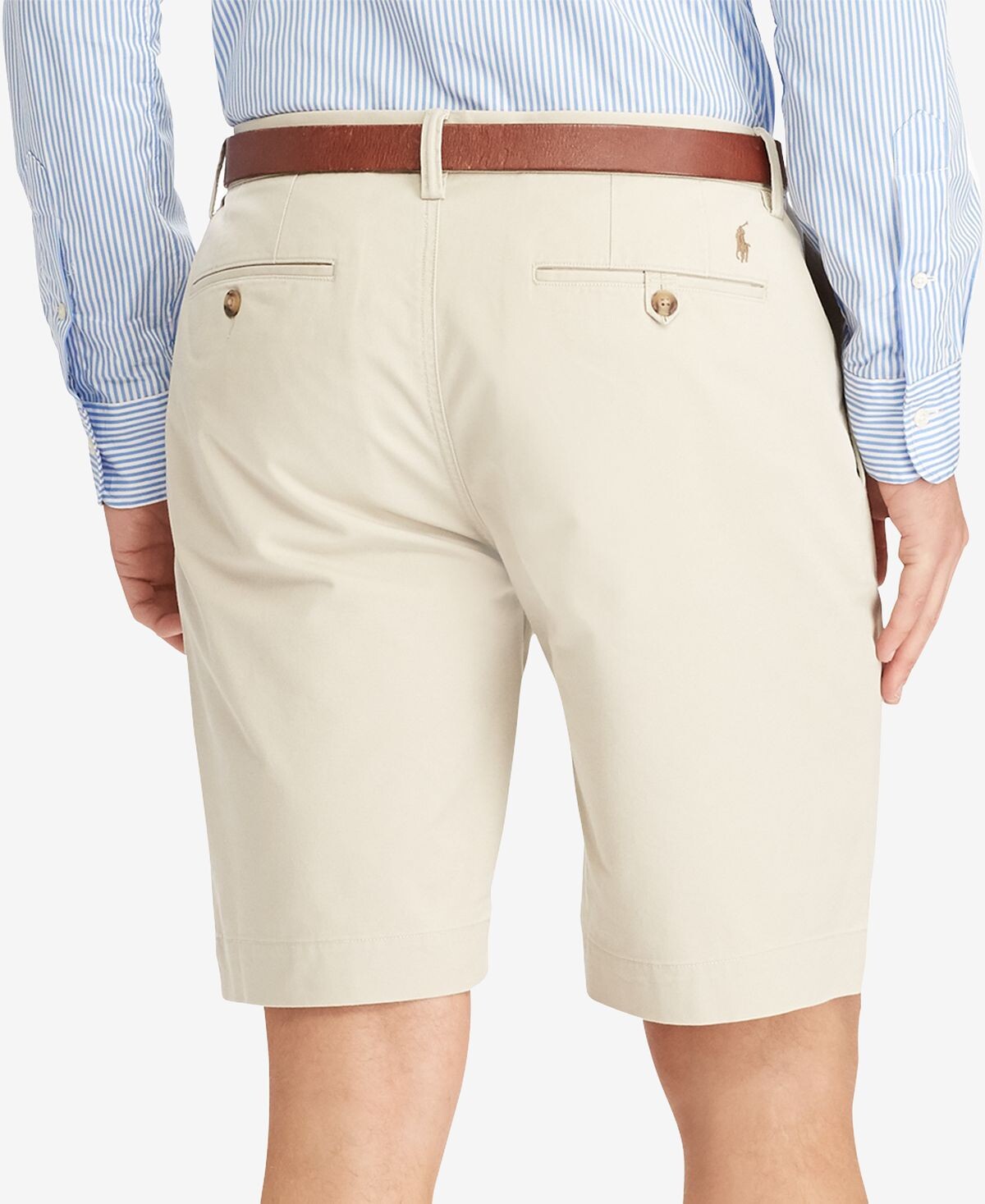 Мужские эластичные шорты классической посадки 9 дюймов Polo Ralph Lauren, мульти — фото 3
