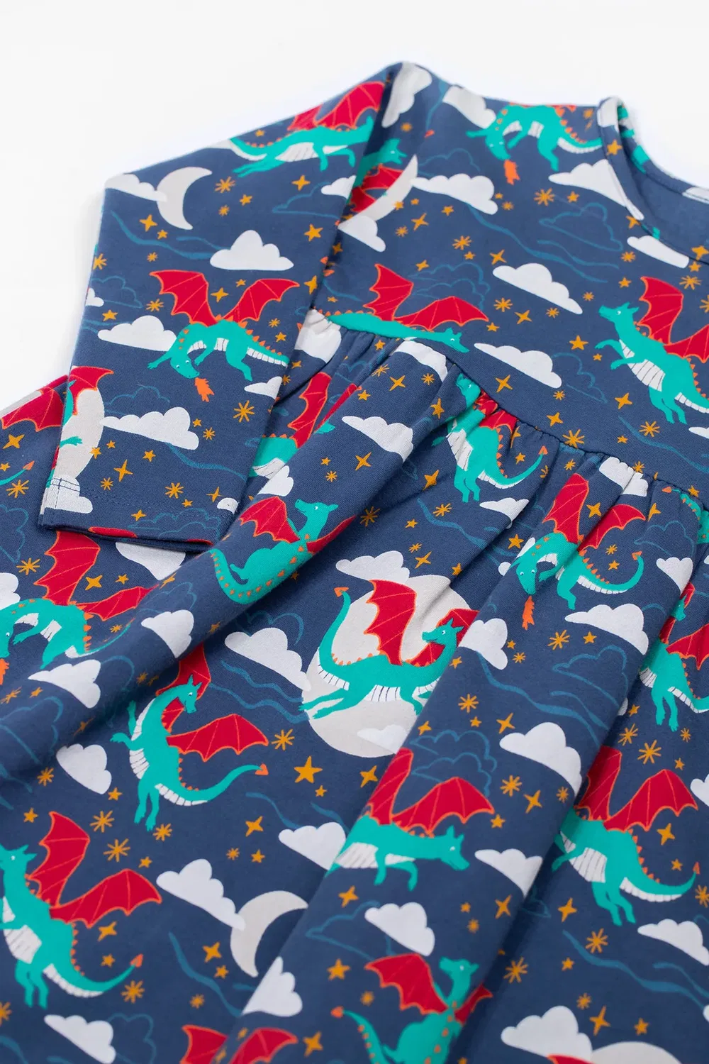 Платье из футера Amelia Frugi, Navy — фото 2