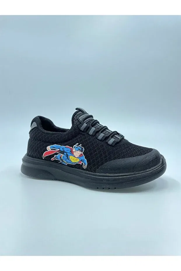 Детские кроссовки для мальчиков текстильные Extra Light Black Sneakers Best Of, Black — фото 2