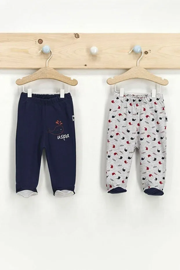 Детские штаны для мальчиков с принтом U.S. Polo Assn., Navy Blue