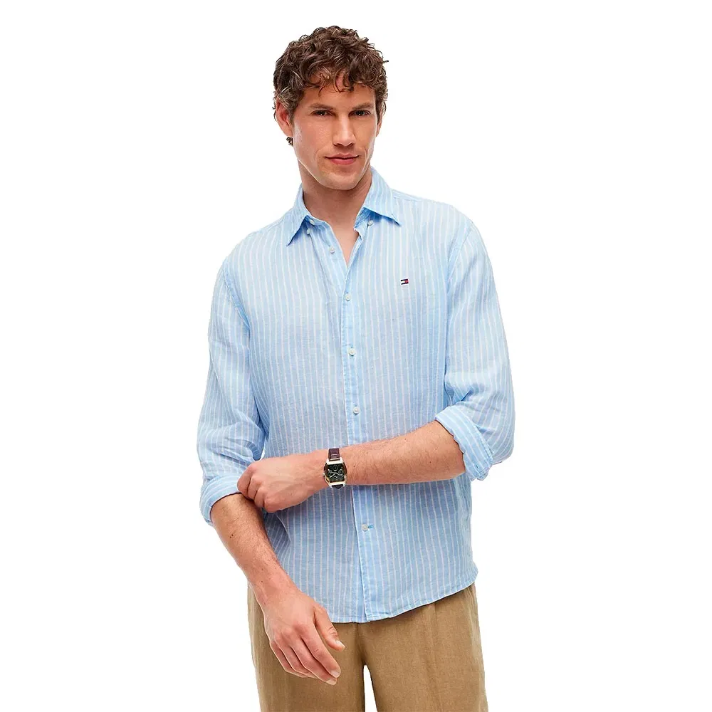Мужская рубашка с длинным рукавом Tommy hilfiger, Blue