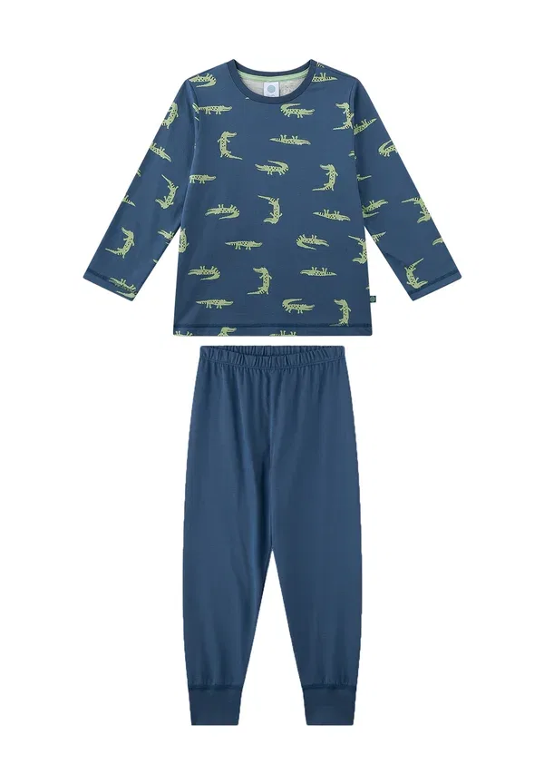 Комплект пижамы с принтом Pyjama Set Sanetta, blau, синий