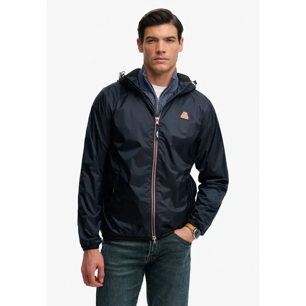Ветровка Essential Tri Windbreaker Superdry, синий — фото 4