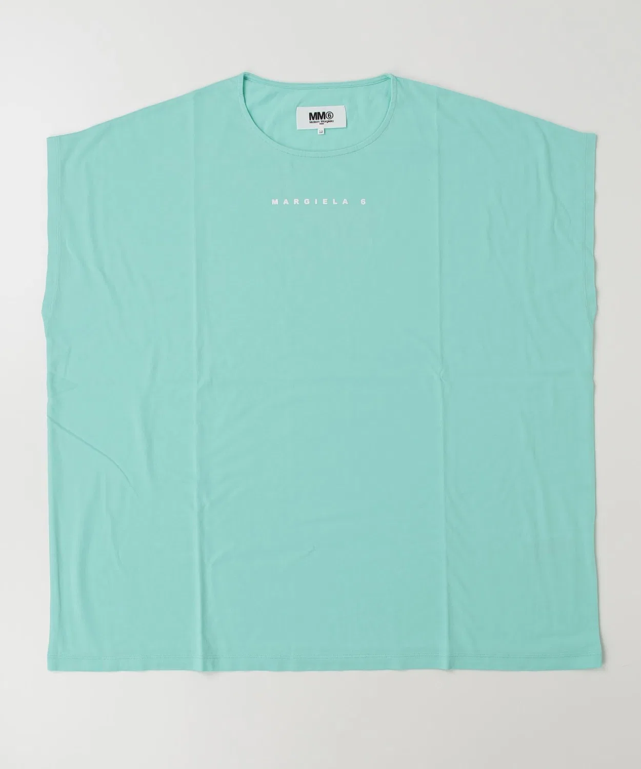 Детская футболка с коротким рукавом MM6 Maison Margiela, Light Green