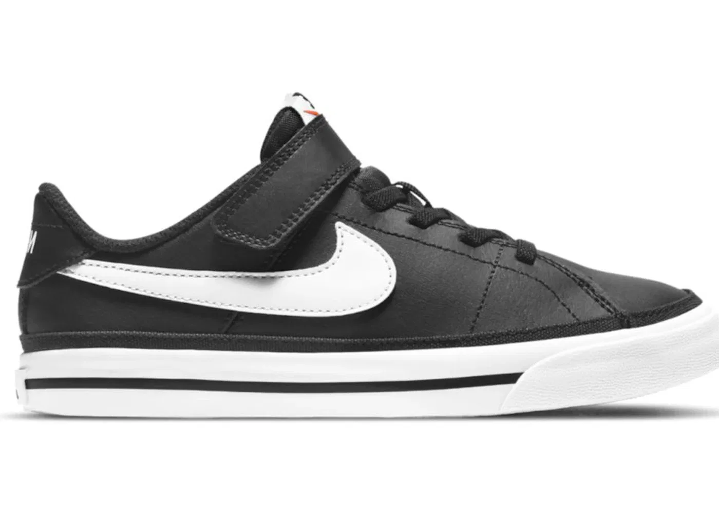 Детские кроссовки с длинным шнурком Nike Court Legacy Nike, Black/Gum Light Brown/White