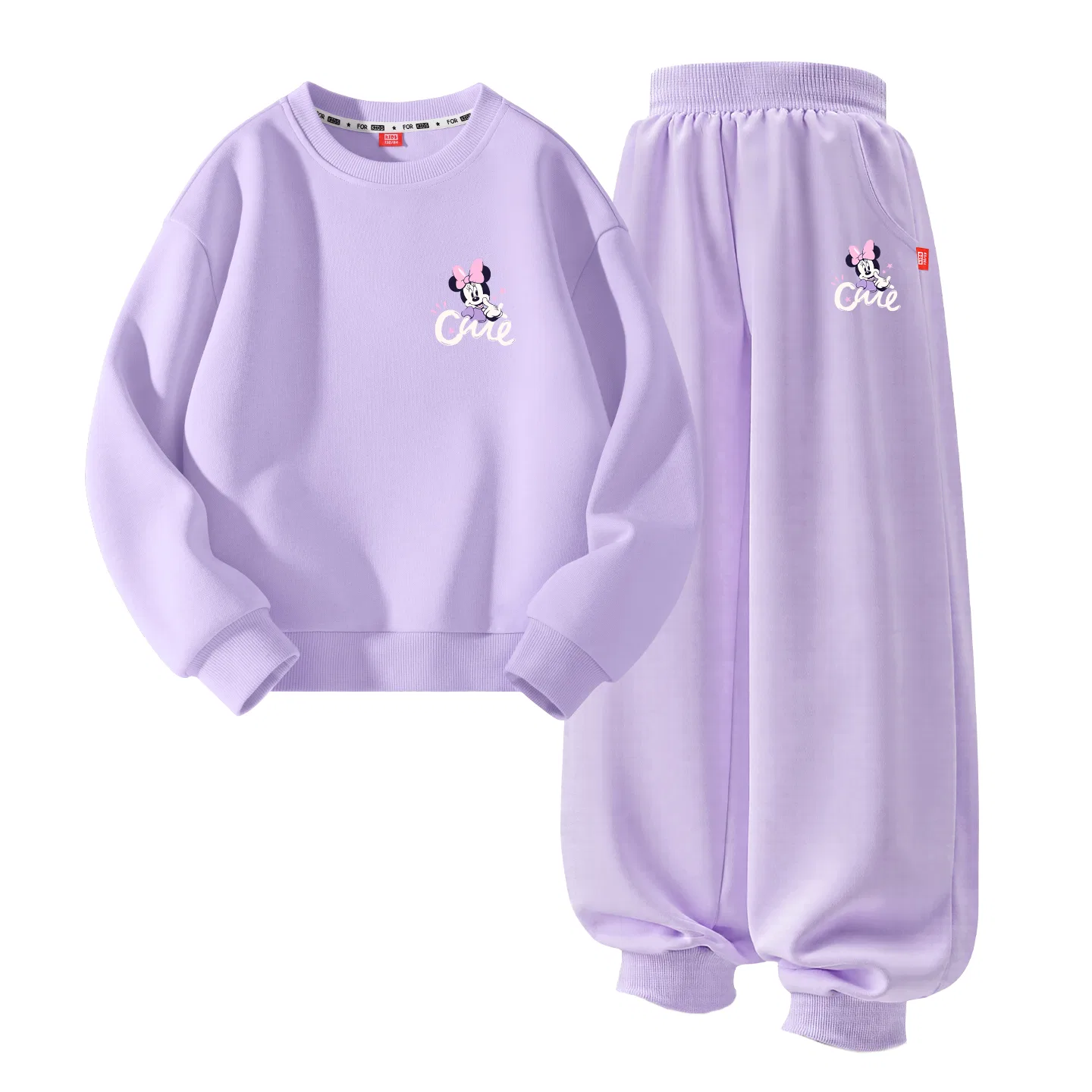 Детский спортивный костюм с круглым вырезом Disney, Daimi K Taro Purple