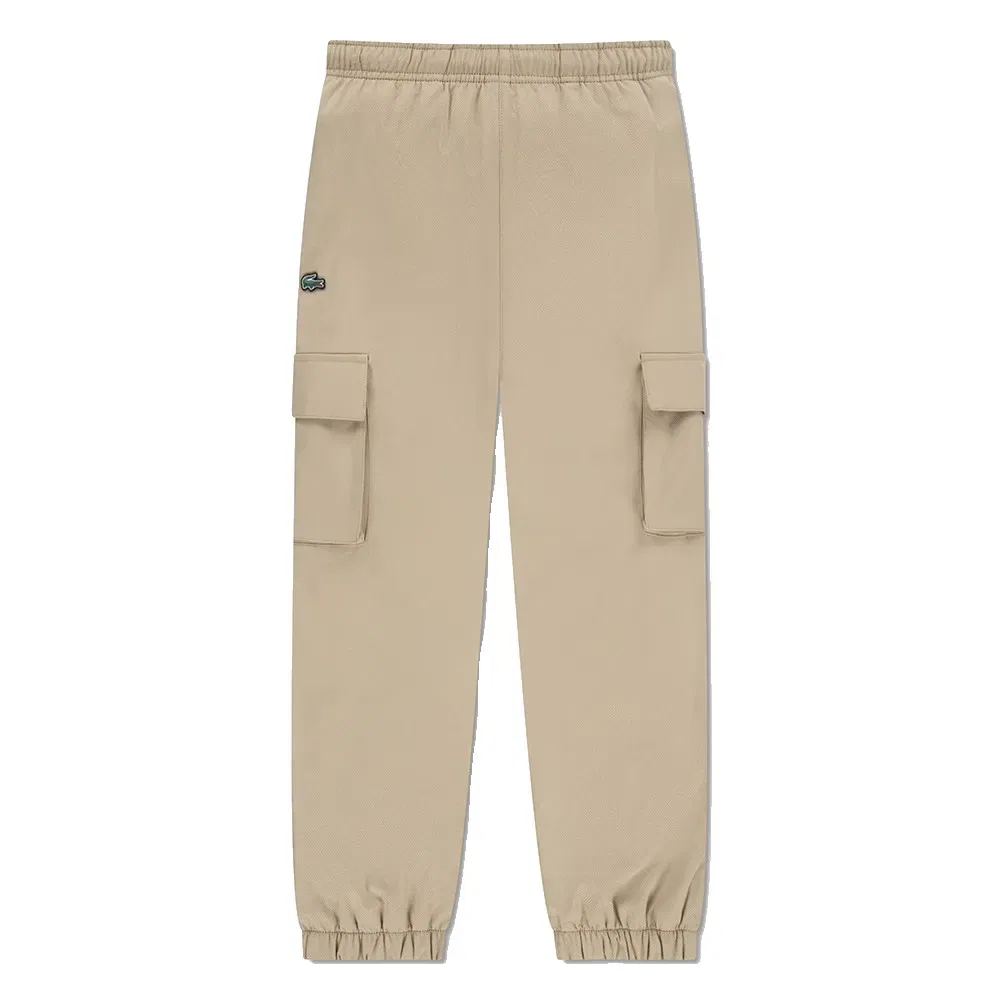 Брюки карго Lacoste Kids Life Croc Woven, бежевый