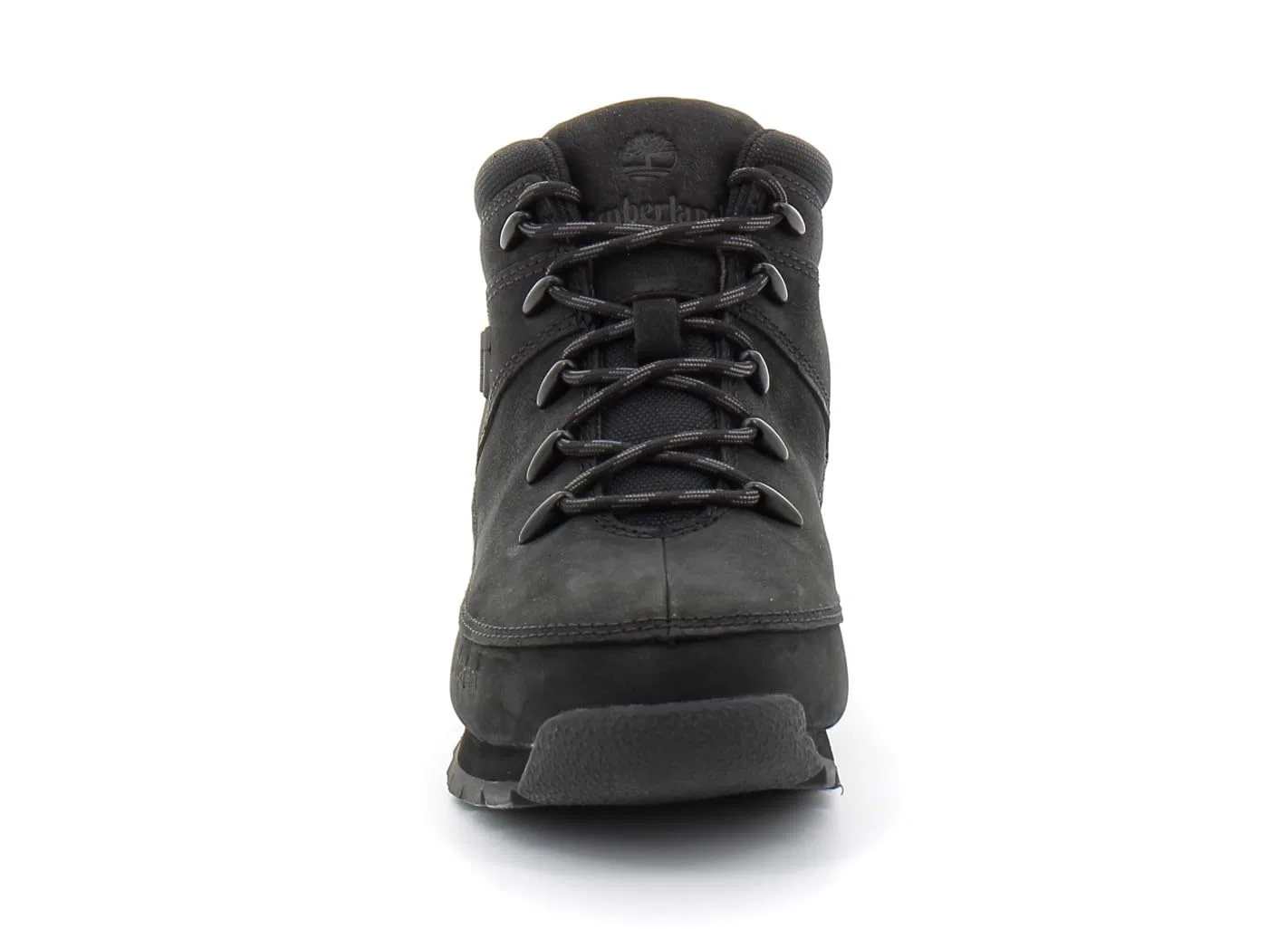 Детские ботинки для мальчиков с замшей Euro Sprint Timberland, Black Nubuck — фото 2
