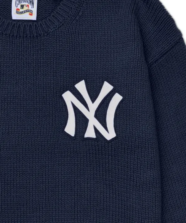 Свитер Polo Ralph Lauren Yankees, синий — фото 4