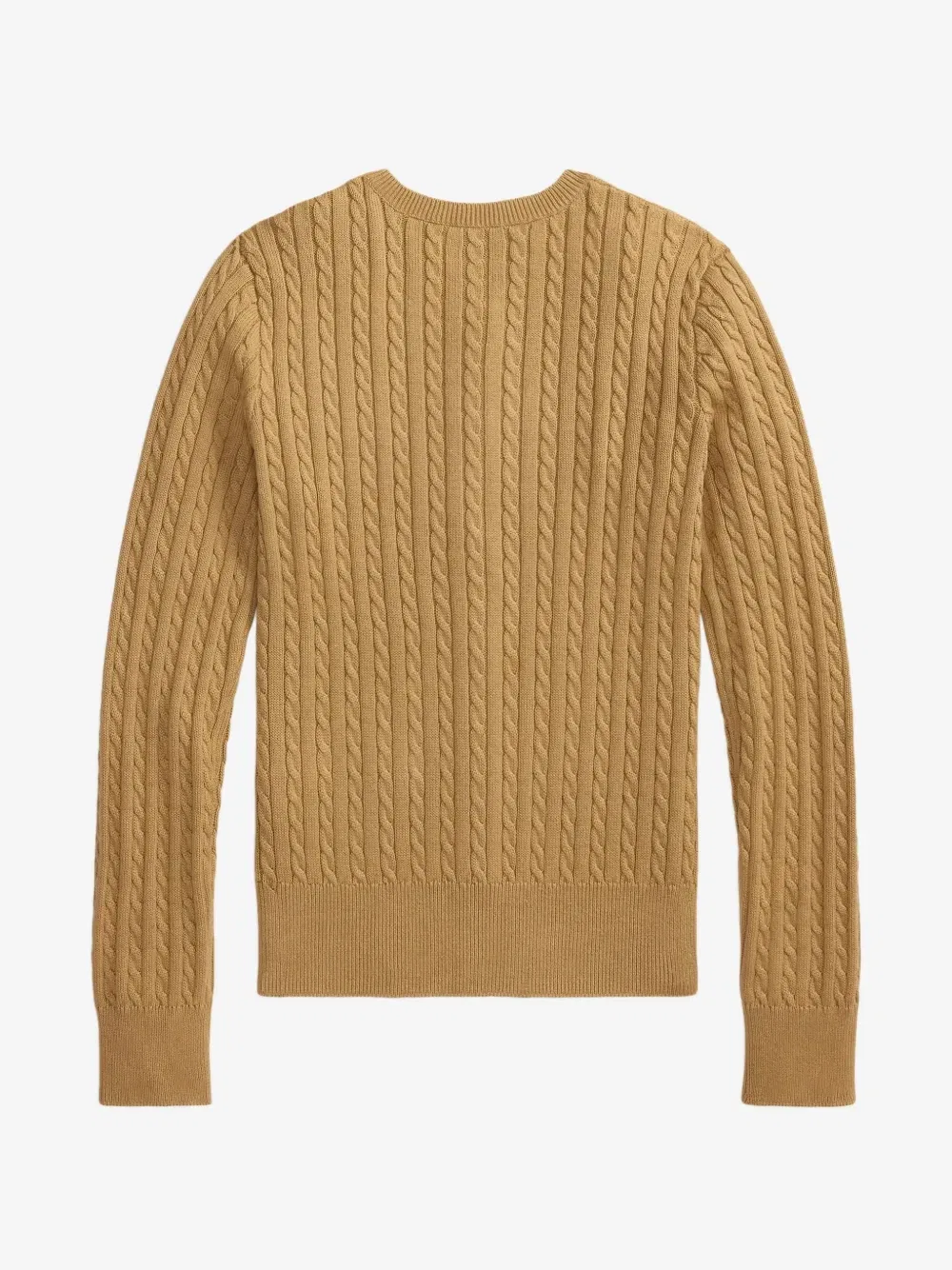 Детский хлопковый кардиган Polo Bear с миниатюрным узором «косичка» Polo Ralph Lauren POLO RALPH LAUREN KIDS, бежевый — фото 2