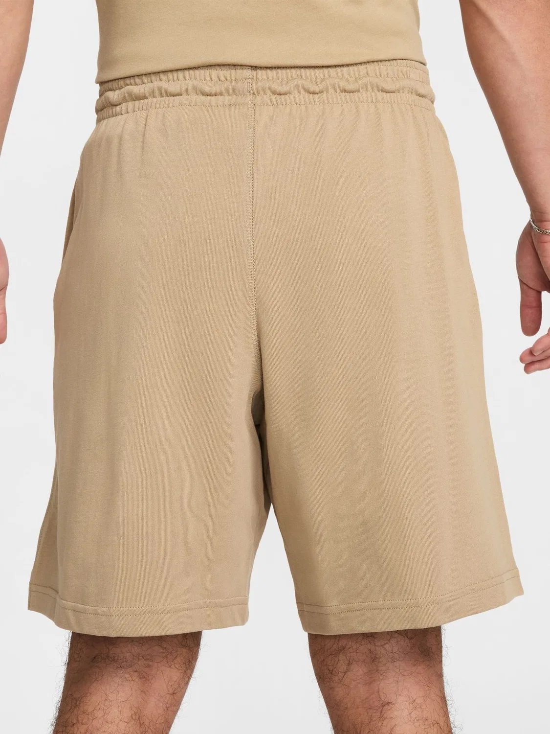 Шорты Nike Club Knit, цвет Parachute Beige — фото 3