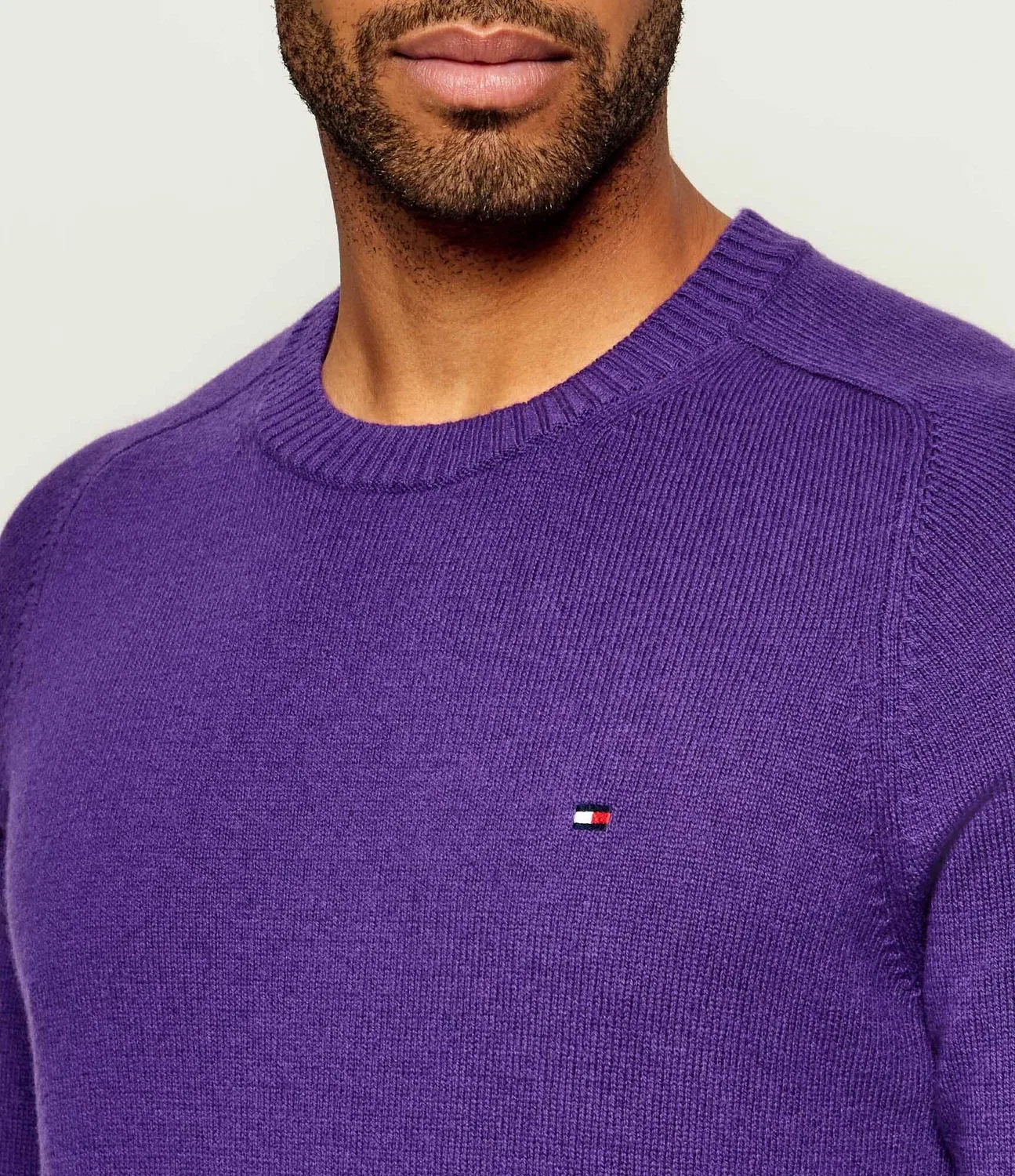 Свитер из шерсти Tommy Hilfiger, Viola — фото 4