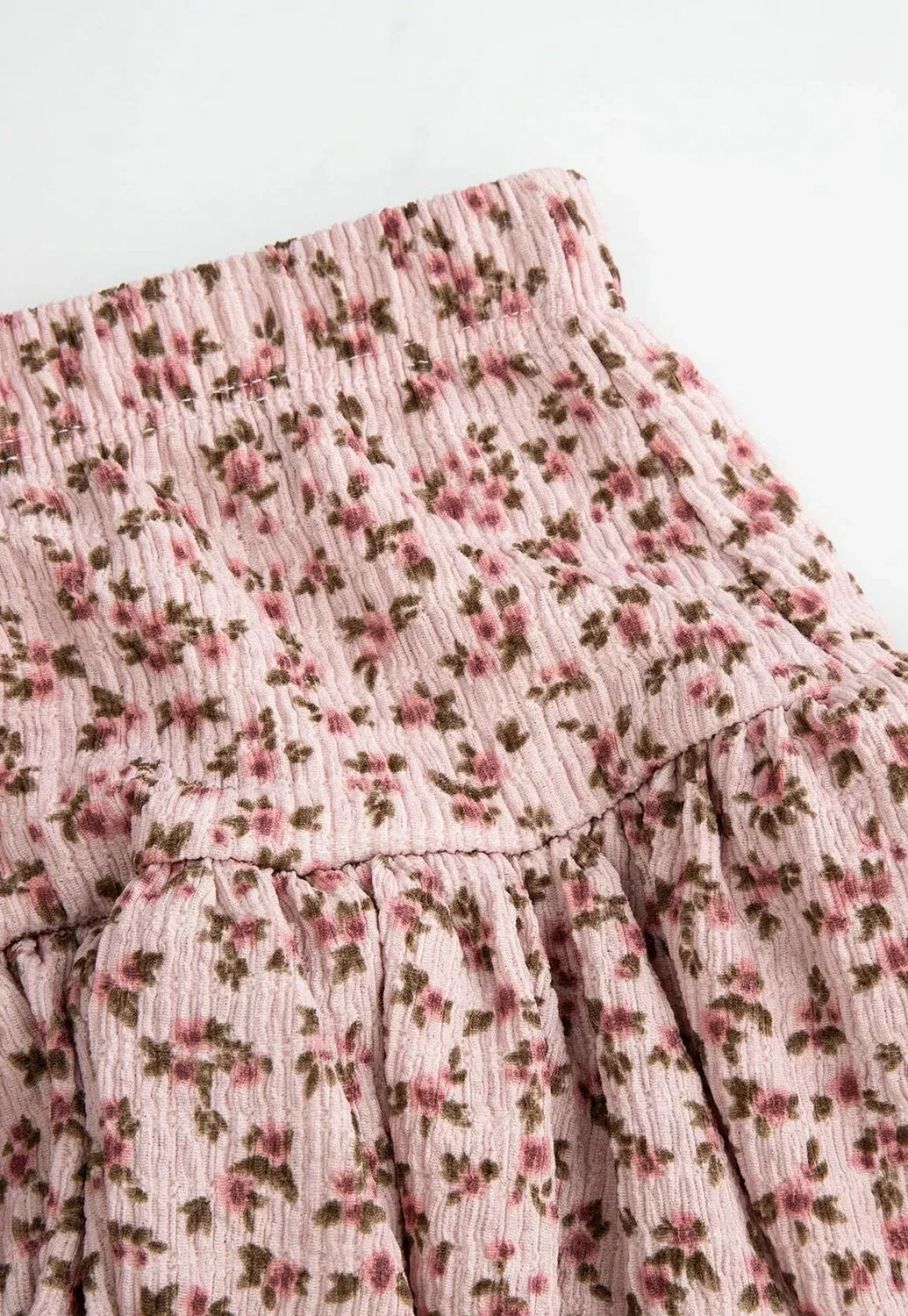 Spódnica tkaninowa (f-zc6124202fgj-033-134) - мини-юбка Coccodrillo, Light Pink — фото 4