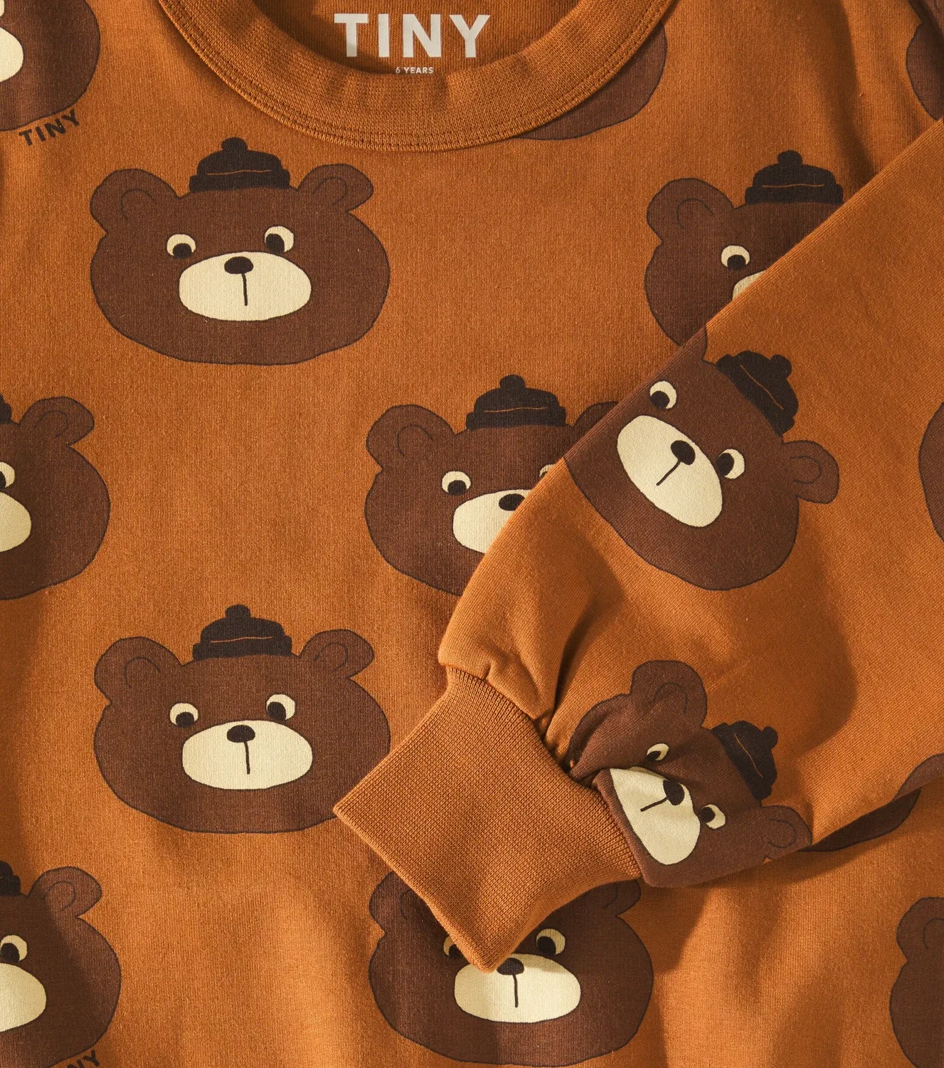 Свитшот хлопковый Tinycottons, Brown — фото 2