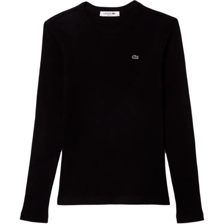 Женский свитер с круглым вырезом LACOSTE, Black