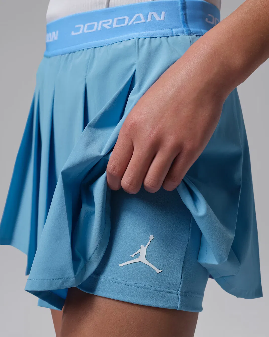 Тканая юбка-шорты для детей постарше Jordan Jumpman Sport, Blue Beyond — фото 4