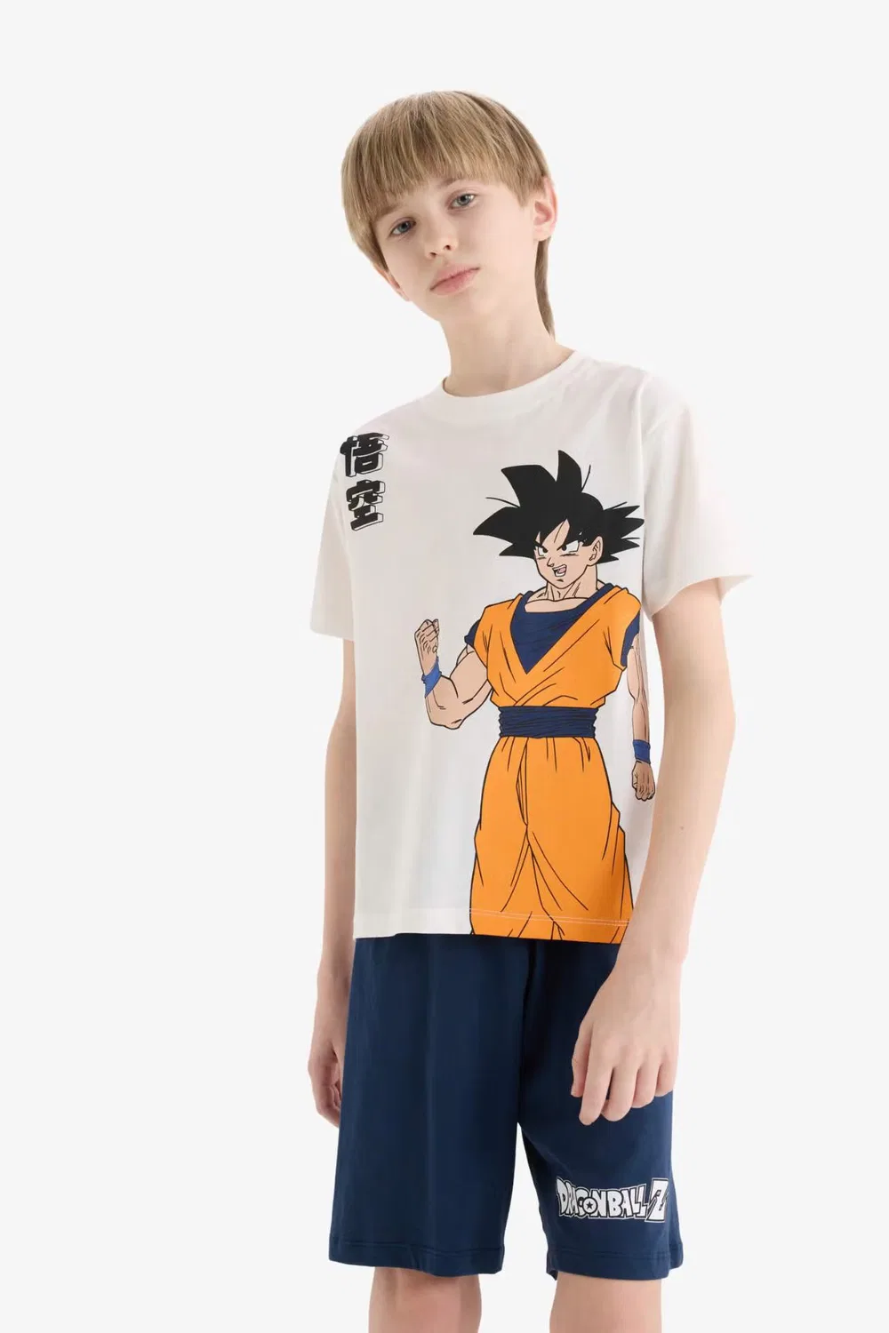 Комплект пижам из 2 предметов с принтом Dragon Ball Defacto, белый — фото 4