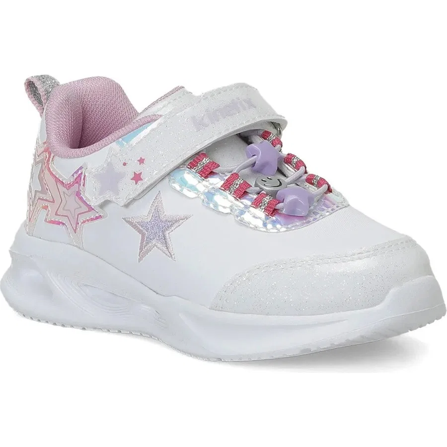 Детские спортивные кроссовки с PVC-материалом Ramela Girl Kinetix, Белый — фото 2