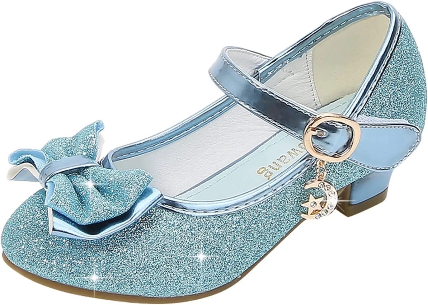 Детские туфли для девочек с блестками Mary Jane Pumps, Blue