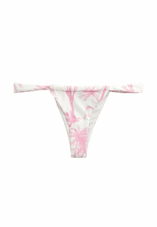 Бикини-трусы с принтом, модель Tanga fit, Next, cream pink floral, розовый