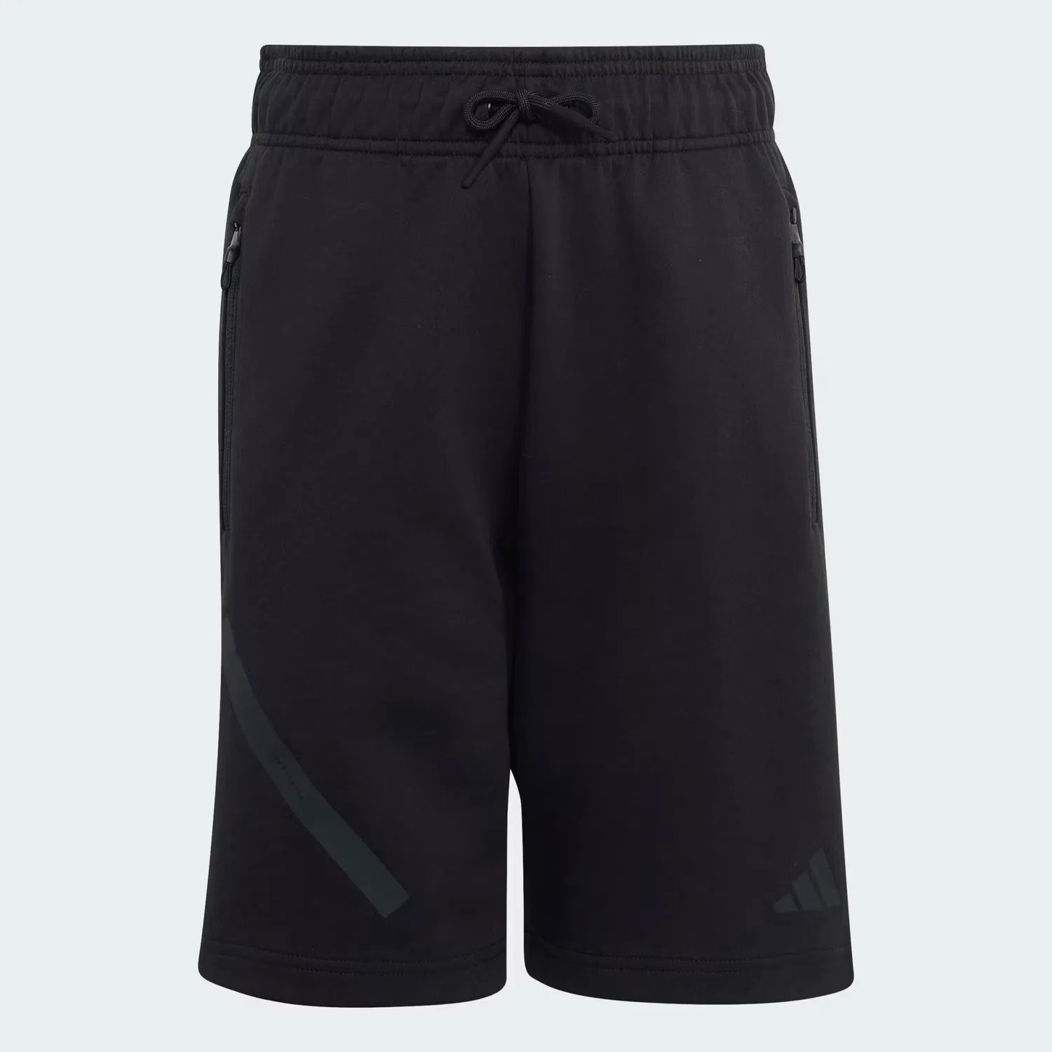 Детские шорты с матовым принтом Z.N.E. Adidas Sportswear, черный/карбон