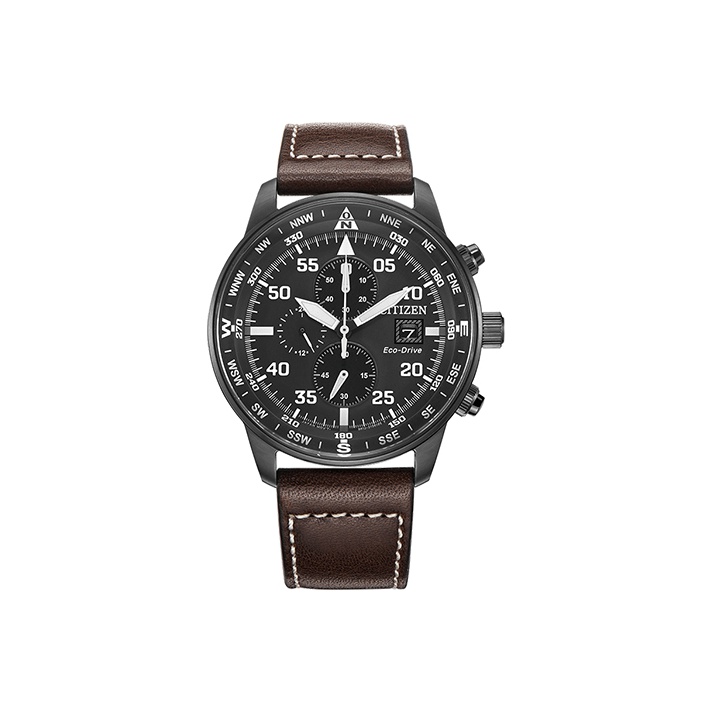 

CITIZEN Часы Ecology Drive Collection Light Powered Quartz Movement Cow Leather Strap Watch Men's Watch Black Dial