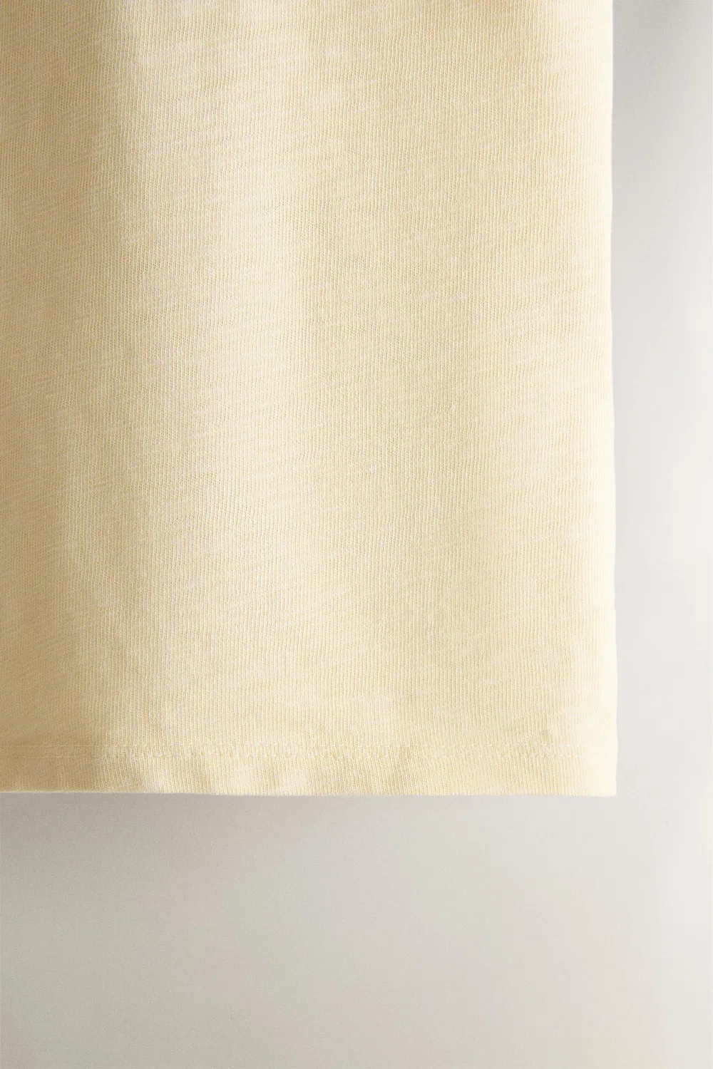 Хлопковый топ на бретельках ZARA, Yellow — фото 4