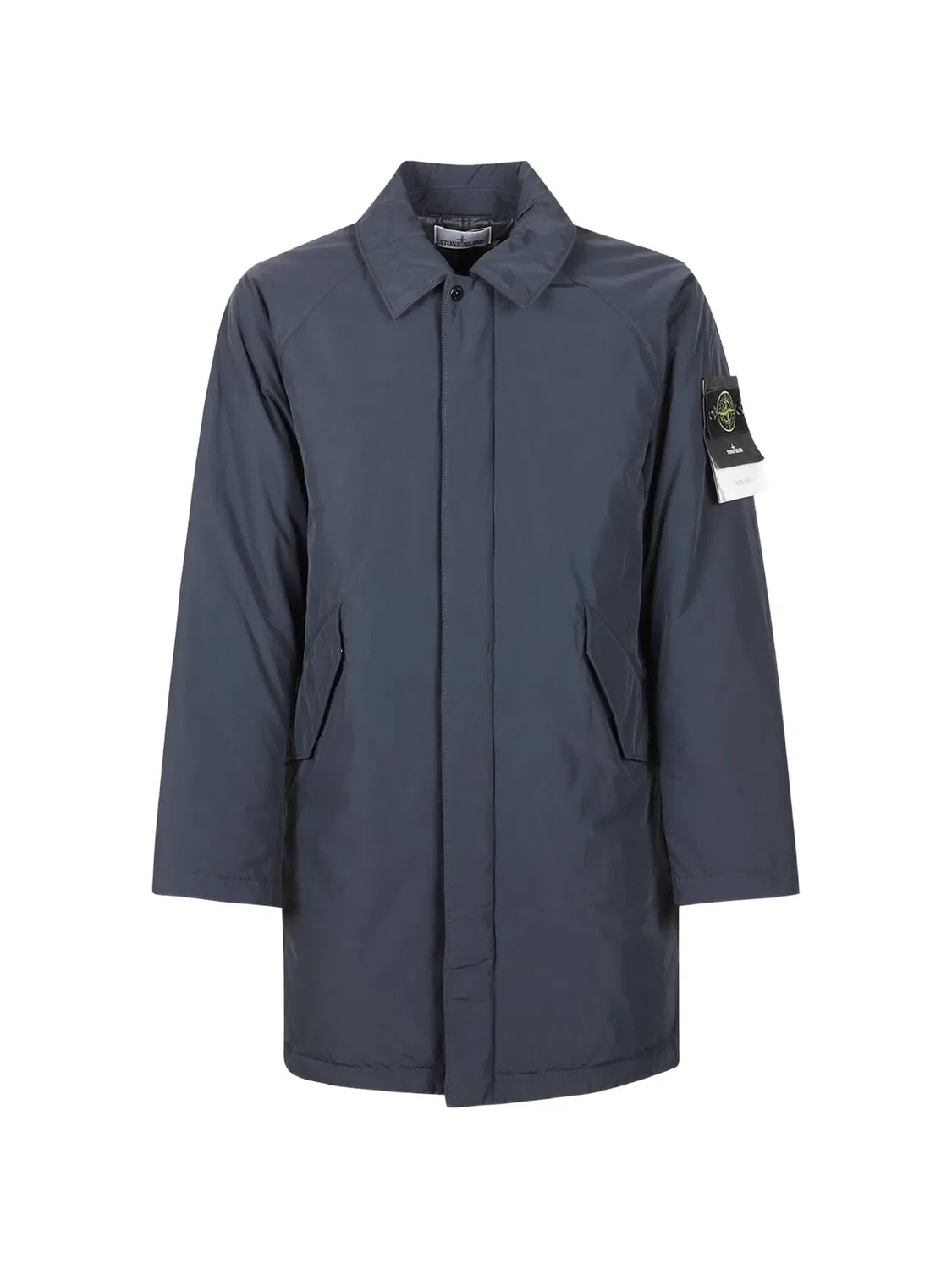 Stone Island Пальто микротвилл 7100002 синий