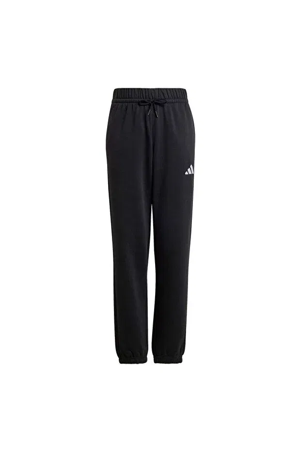 Детские спортивные штаны для девочек хлопковые Adidas, Black White — фото 2