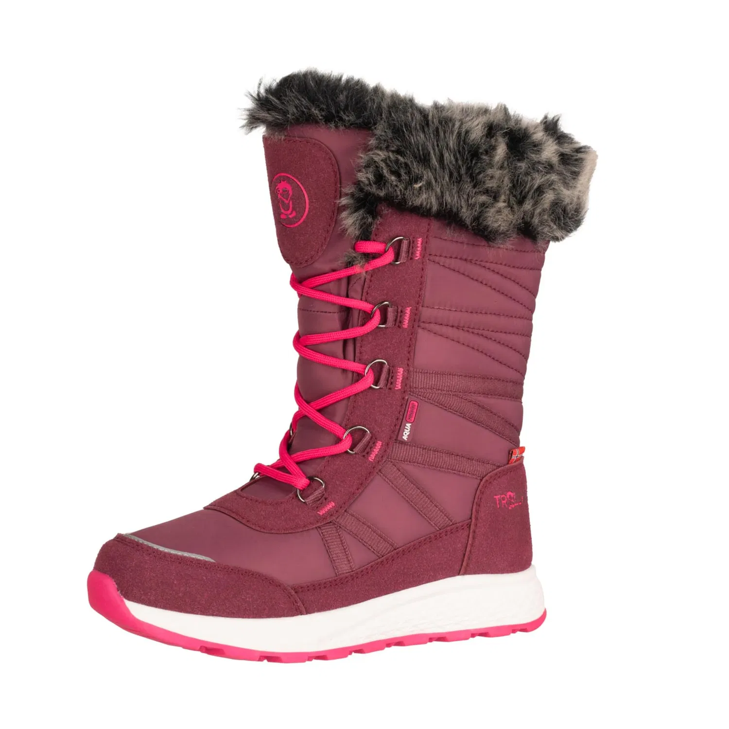 Детские зимние ботинки Snowboots TROLLKIDS, Plum/Magenta