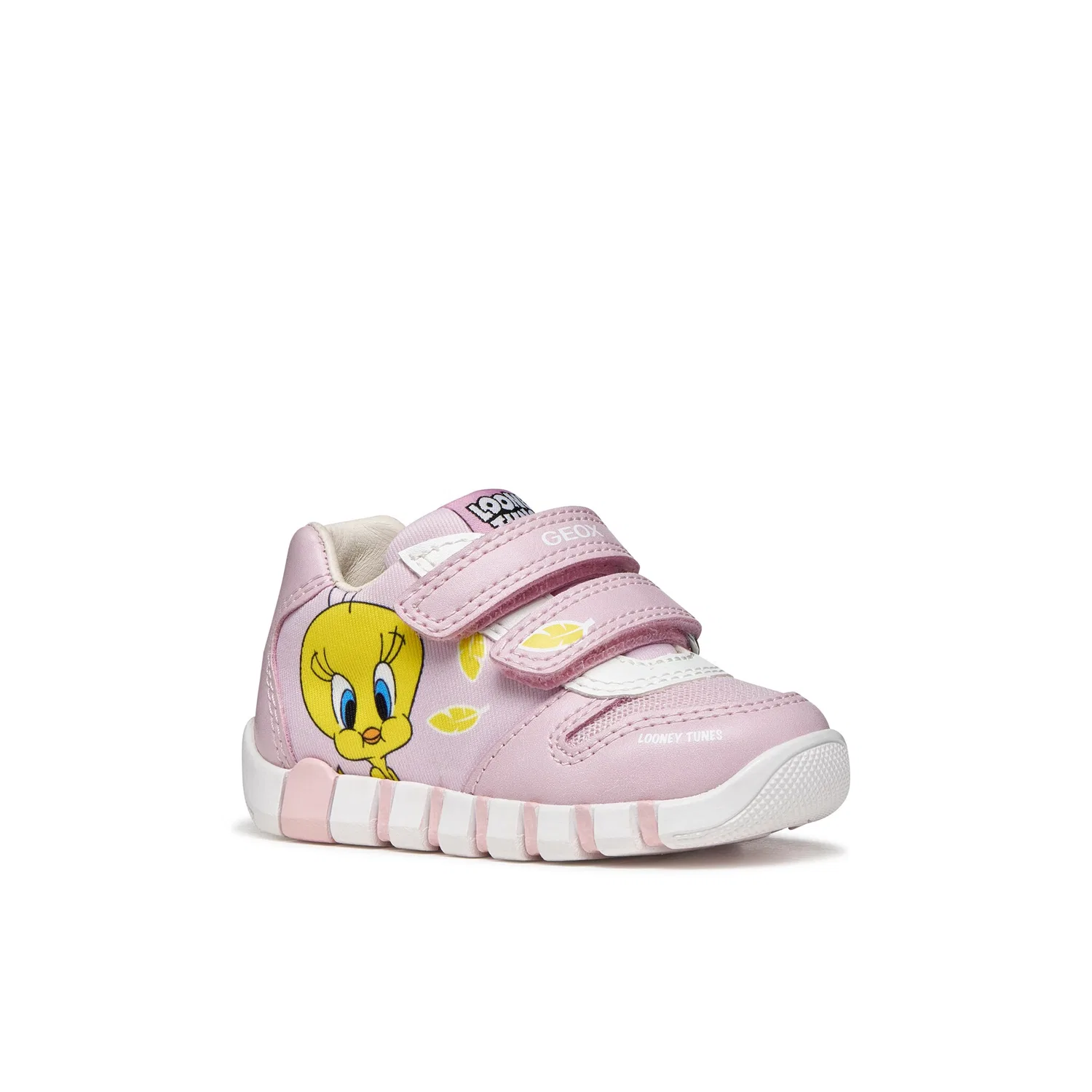 Детские полуботинки на липучках с Tweety Geox, Pink