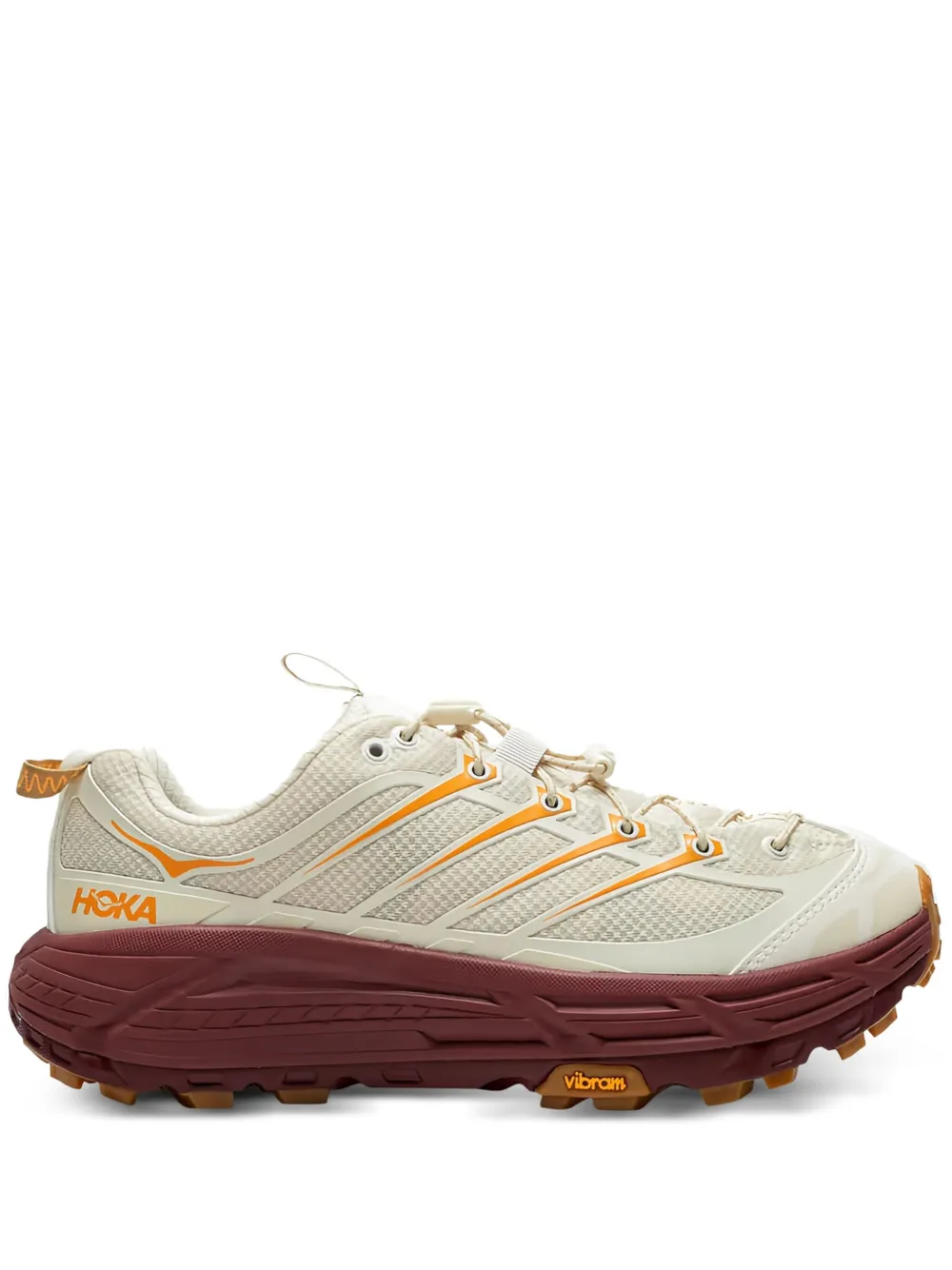 

Кроссовки One Mafate Three Vanilla Varsity Burgundy HOKA, нейтральный