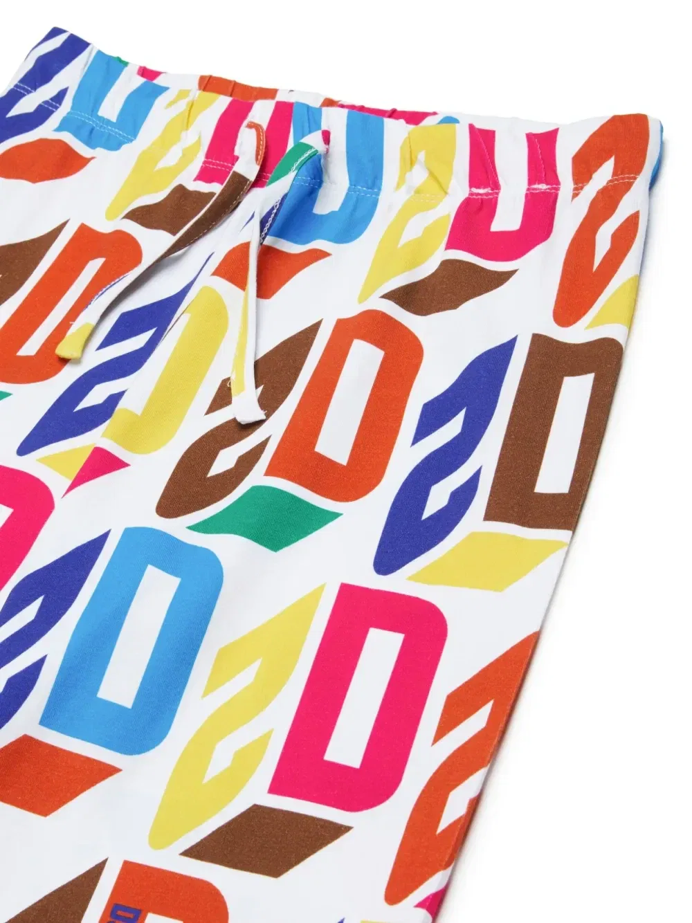 Широкие брюки с логотипом Dsquared2 Kids, белый — фото 3