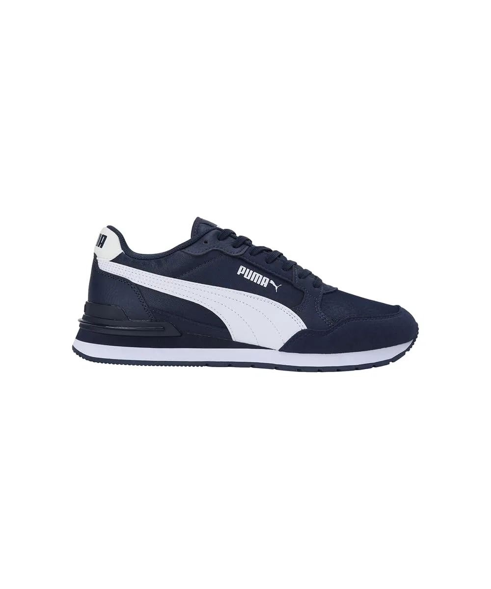 Детские кроссовки с классическим дизайном St Runner Nl PUMA, Club Navy PUMA White V4 — фото 4