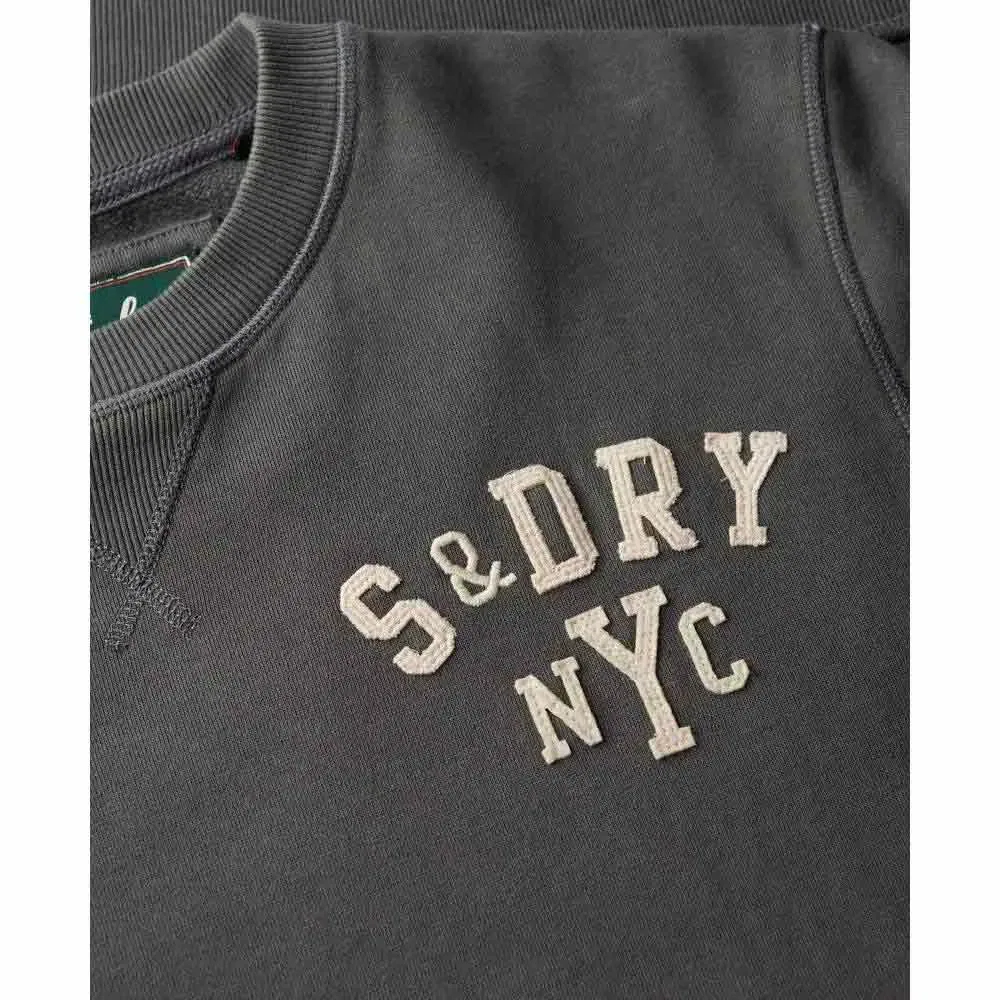 Свитшот Vintage Athletic Superdry, серый — фото 2