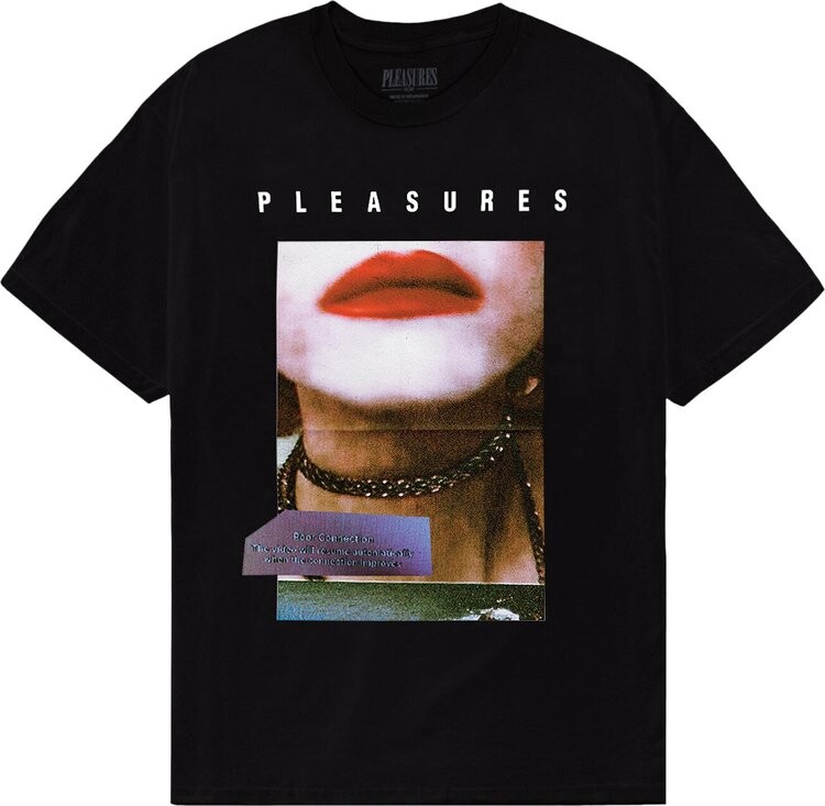 

Футболка Pleasures Poor Connection T-Shirt 'Black', черный