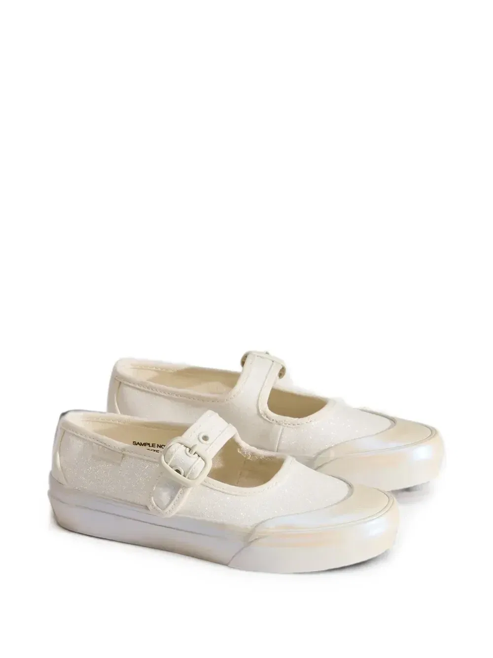 Кроссовки с блестками Mary Jane Vans Kids, белый