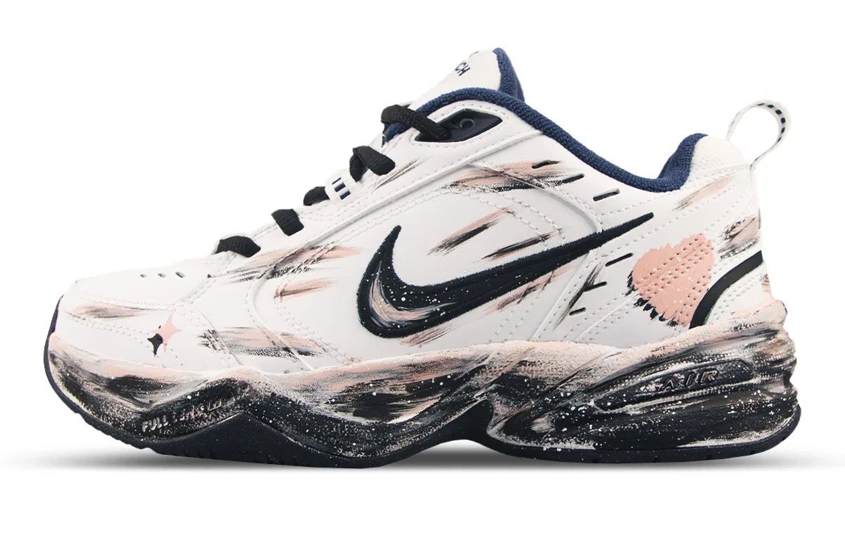 Детские кроссовки Air Monarch 4 Chunky Sneakers Unisex Low Top Pink Nike, Black — фото 3