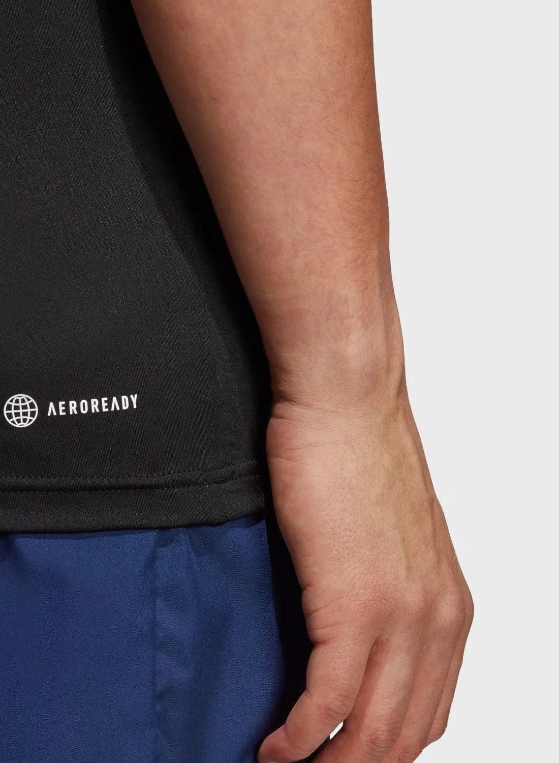 Футболка тренировочная с принтом Train Essentials Adidas, черный — фото 4